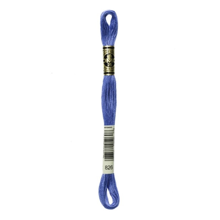 Fil Mouliné DMC Gold Concept 8M Col. 826 Broderie et Point de Croix