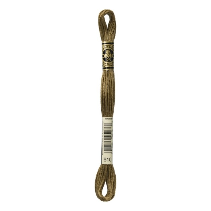 Fil Mouliné DMC Gold Concept 8M Col. 610 Broderie et Point de Croix