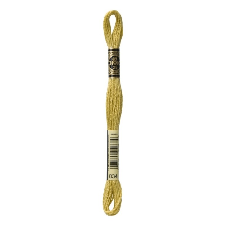 Fil Mouliné DMC Gold Concept 8M Col. 834 Broderie et Point de Croix