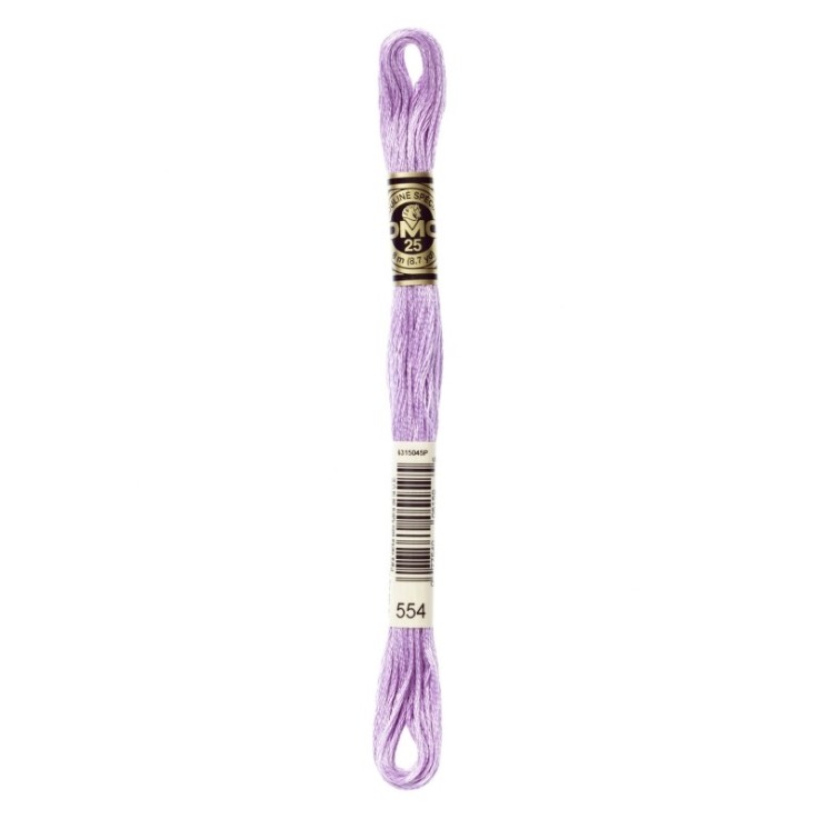 Fil Mouliné DMC Gold Concept 8M Col. 554 Broderie et Point de Croix