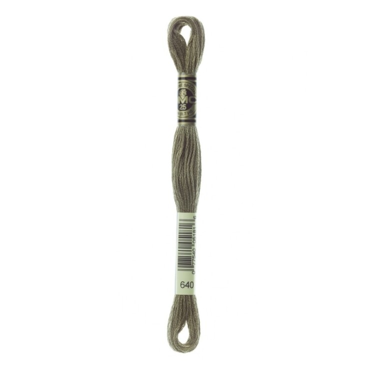 Fil Mouliné DMC Gold Concept 8M Col. 640 Broderie et Point de Croix
