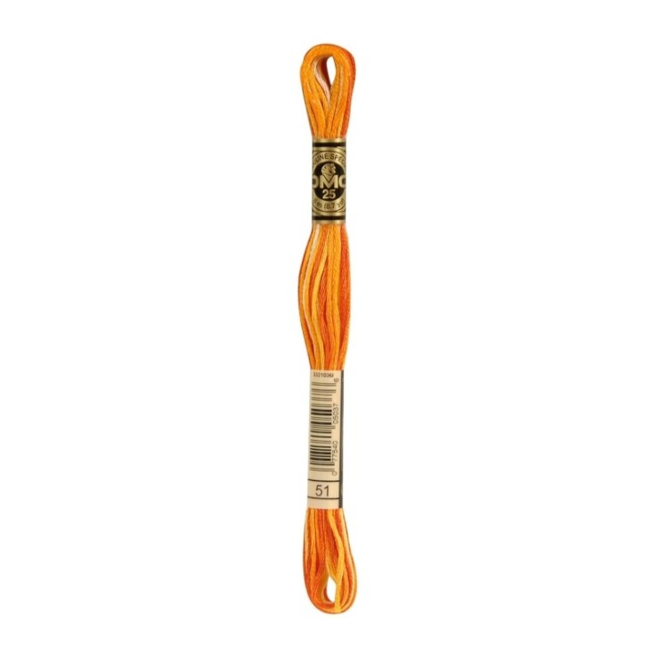 Fil Mouliné DMC Gold Concept 8M Col. 51 Broderie et Point de Croix