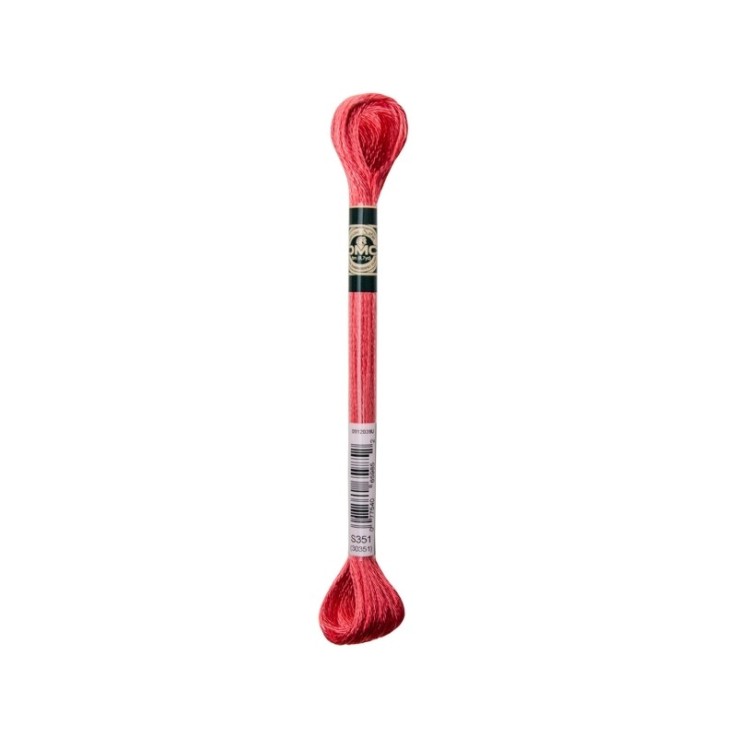 Fil Mouliné DMC Col. S351 Gamme Satin Broderie et Point de Croix