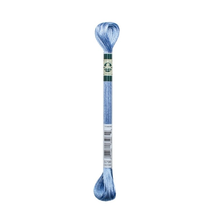 Fil Mouliné DMC Col. S799 Gamme Satin Broderie et Point de Croix