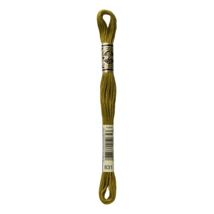 Fil Mouliné DMC Gold Concept 8M Col. 831 Broderie et Point de Croix