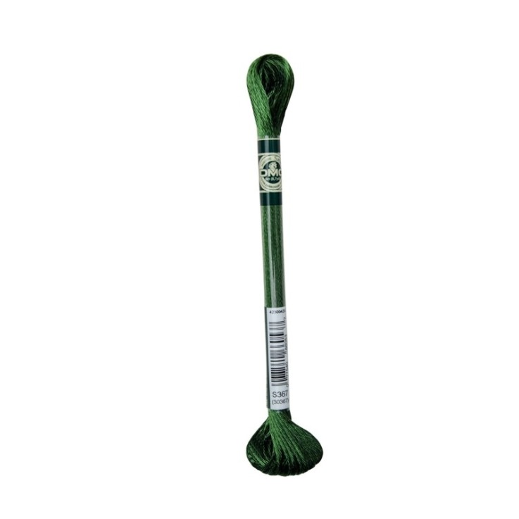 Fil Mouliné DMC Col. S367 Gamme Satin Broderie et Point de Croix