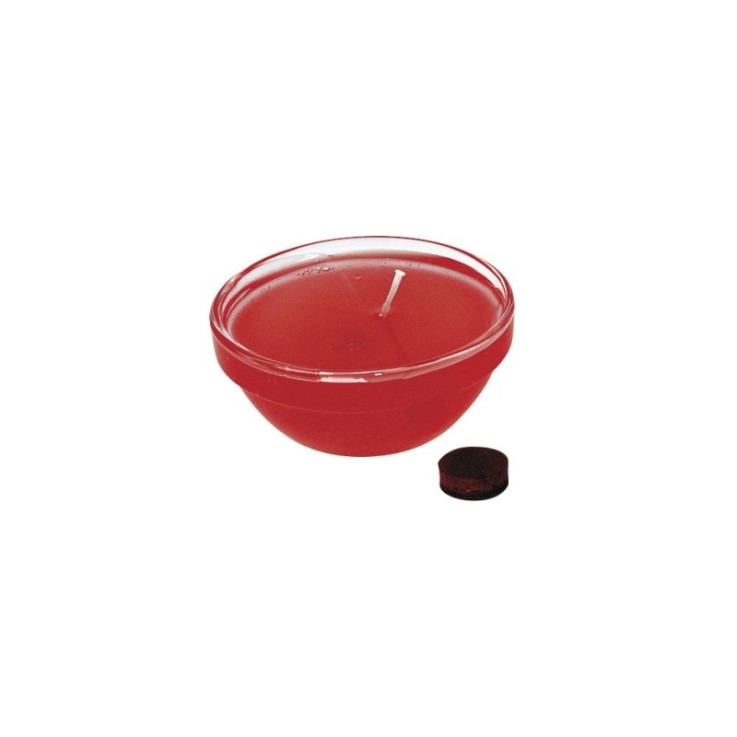 Pastilles de colorant pour cire et gel, 3 pces, 2 cm rouge