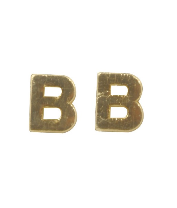 Lettres en cire - B - , or,...