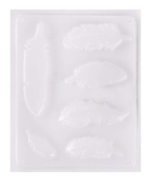 Moule: Plumes, 6motifs,...
