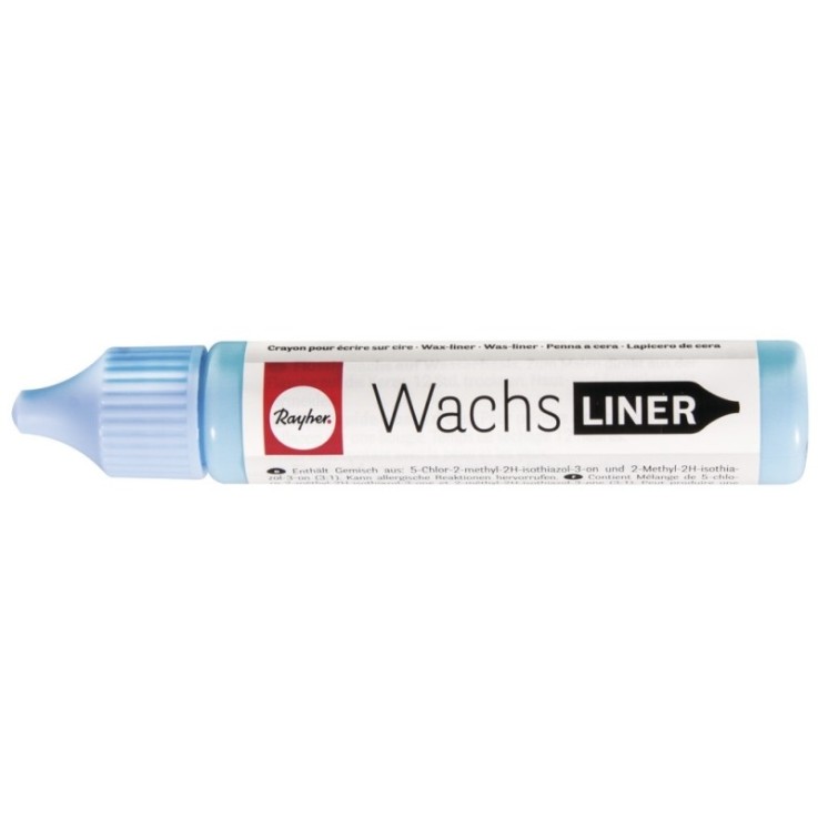 Crayon pour écrire sur cire, flacon 30ml, bleu layette