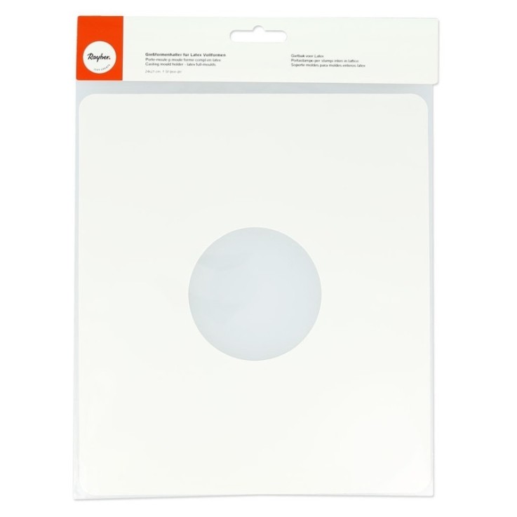 Porte-moule p. moule forme compl. en latex, 24x21cm, découpe8cm, sct 1pce