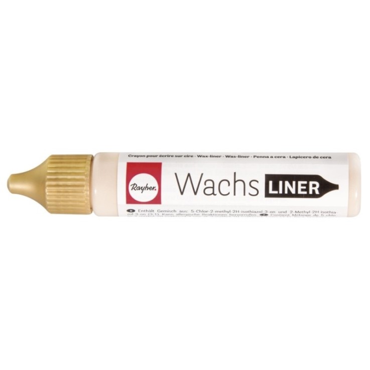 Crayon pour écrire sur cire, flacon 30ml, or brillant