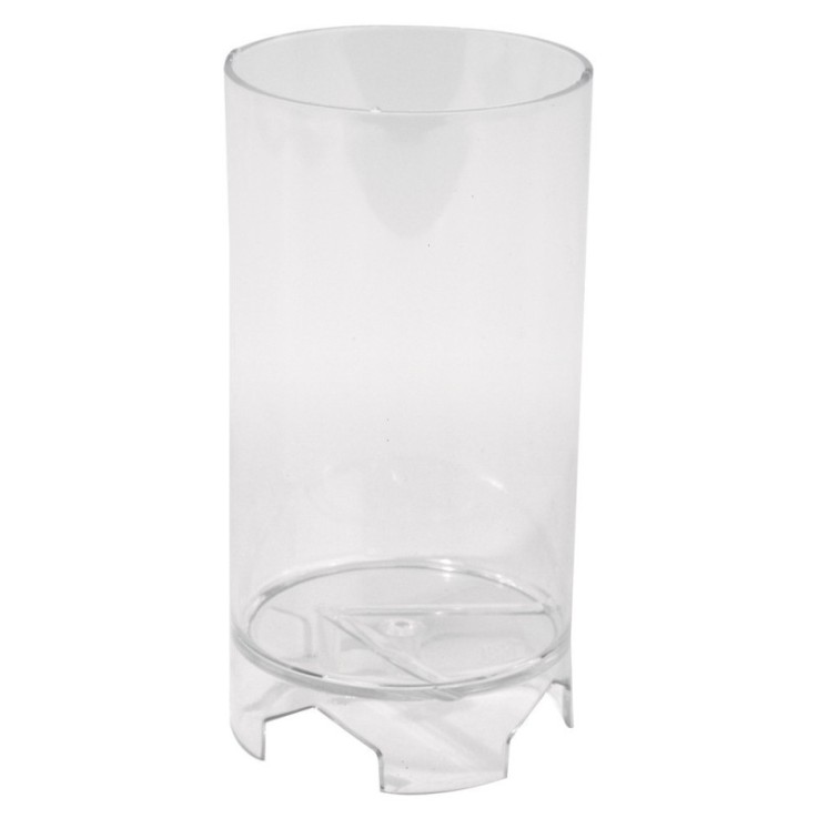 Moule à  bougies, cylindrique, plat, 1 pce, hauteur 10,5 cm, 6 cm