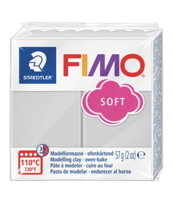 Pâte Fimo 57 g Soft Gris...