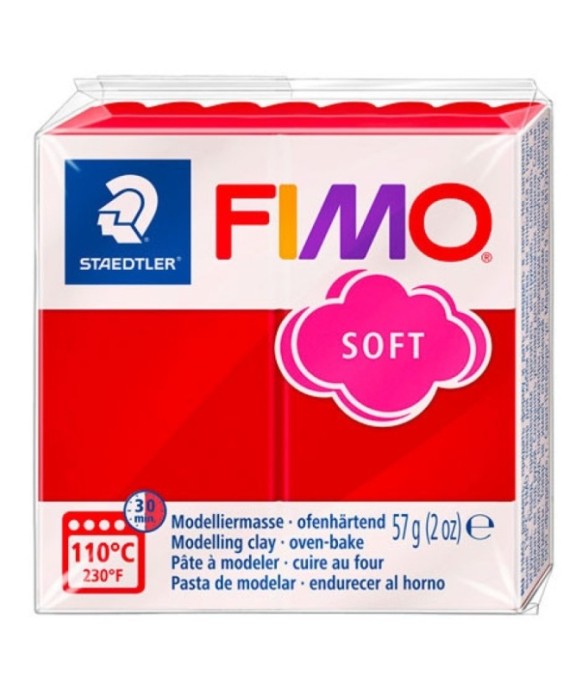 Pâte Fimo 57 g Soft Rouge...