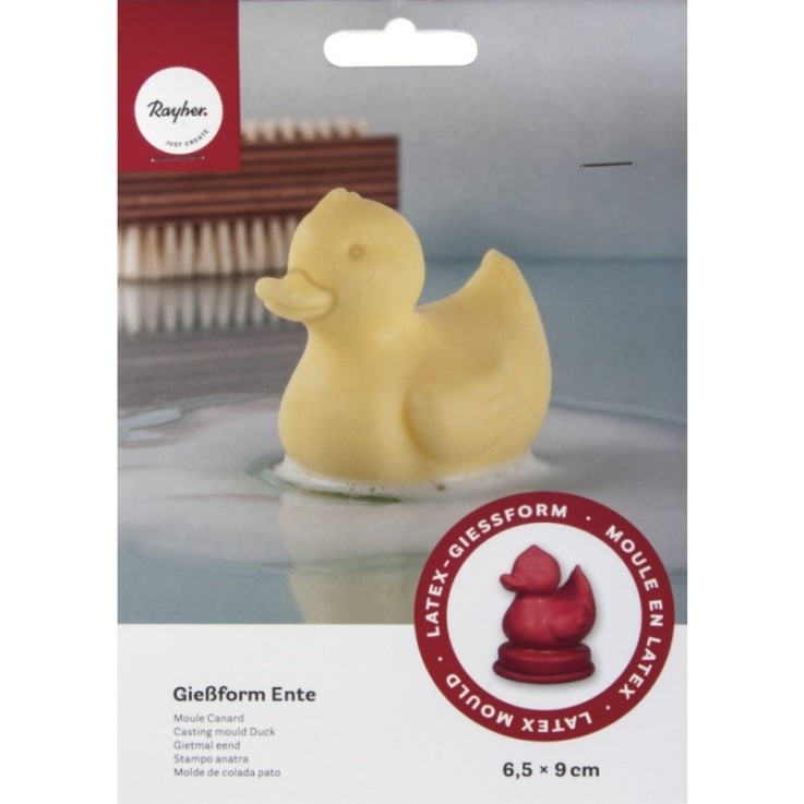 Latex Moule forme complète: Canard, 6,5x9cm, 1pce.