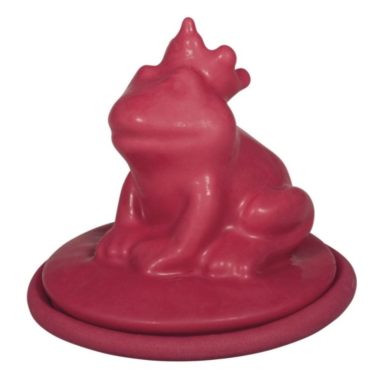 Moule latex forme compl. : Roi grenouille, 8,2x7cm, 1pce.