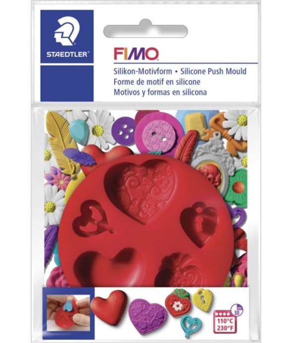 PUSH MOULD SILICONE COEURS...