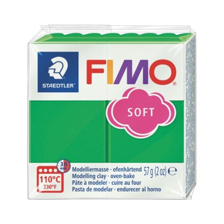 Pâte Fimo 57 g Soft Vert tropical 8020.53