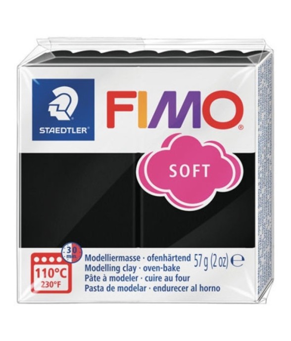 Pâte Fimo 57 g Soft Noir...