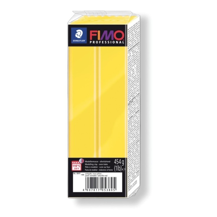 Pâte Fimo Professional 454 g Jaune pur 8041.100