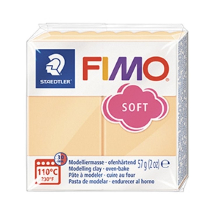 Pâte Fimo 57 g Soft Pastel Pêche 8020.405
