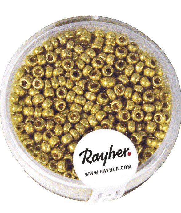 Rocailles, 2,6 mm ø, nacre,...