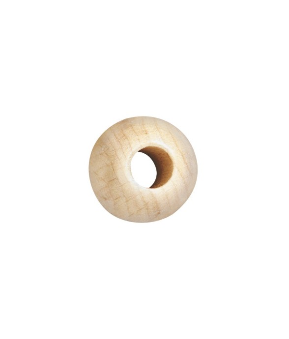 Perles en bois, polies, 25...