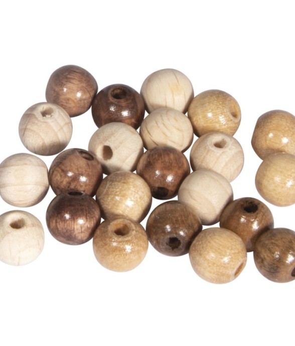 Assort. perles en bois ,...