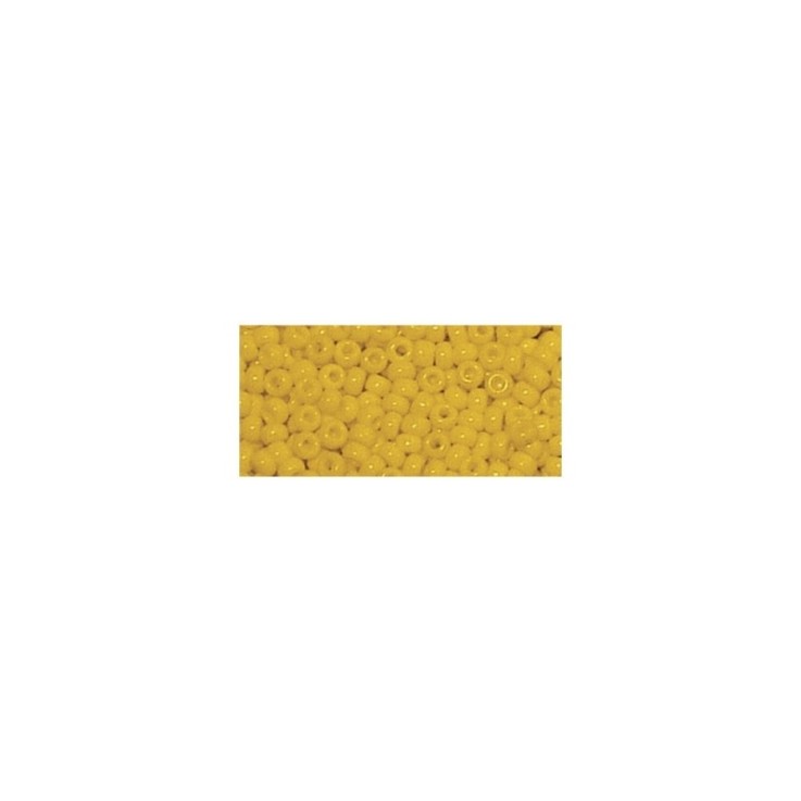 Premium - rocailles, 2,2 mm ø, jaune d`or, 8 g, opaque
