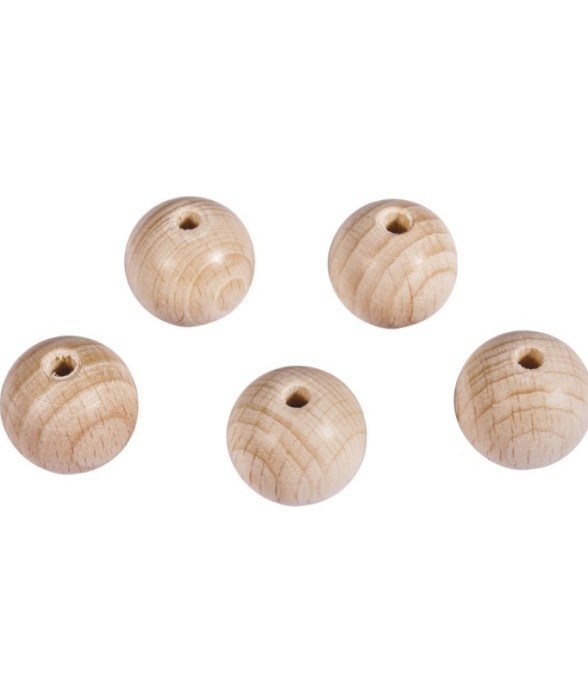 Boules en bois brut,...
