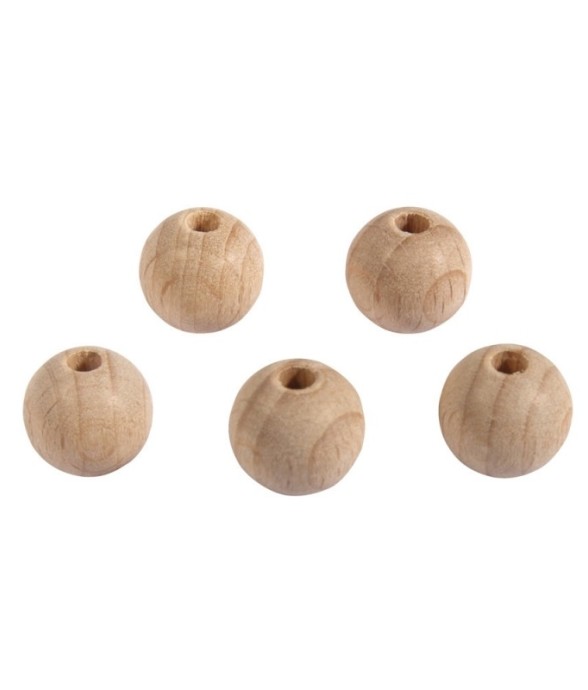Boules en bois brut,...