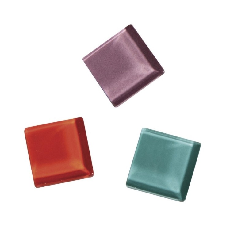Mélange mosaïques Soft Glas, 2x2cm, boîte 500g, Colore