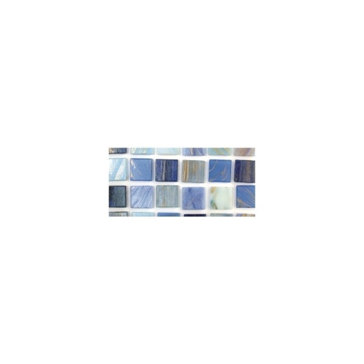 Pierres mosaïque ArtDecor Deluxe, 2 cm, sceau env. 160 pces / 500 g, bleu clair