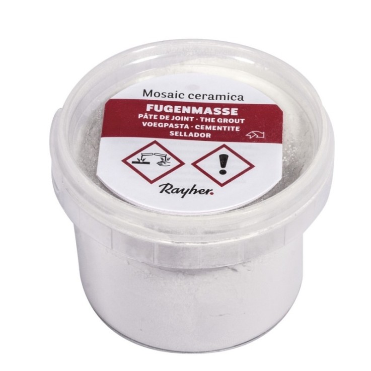 Pâte de joint pour Mosaïque, blanc, boîte 125 g