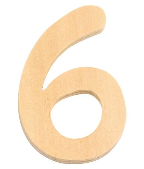 Chiffre en bois FSC Mix...