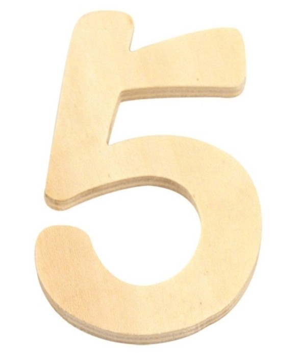 Chiffre en bois FSC Mix...
