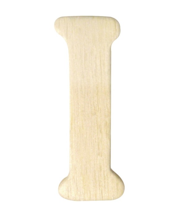 Lettres en bois, 4 cm, I