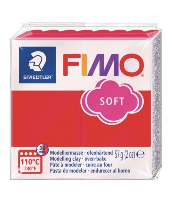 Pâte Fimo 57 g Soft Rouge...