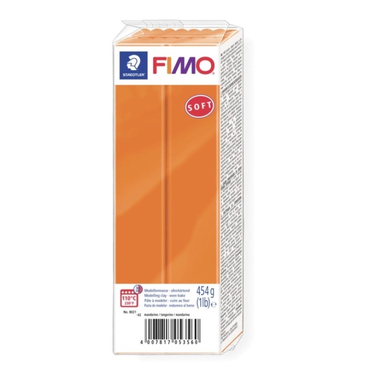 Pâte Fimo 454 g Soft Mandarine 8021.42