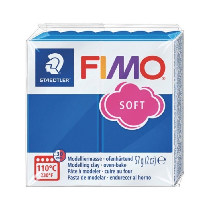 Pâte Fimo 57 g Soft Bleu pacifique 8020.37