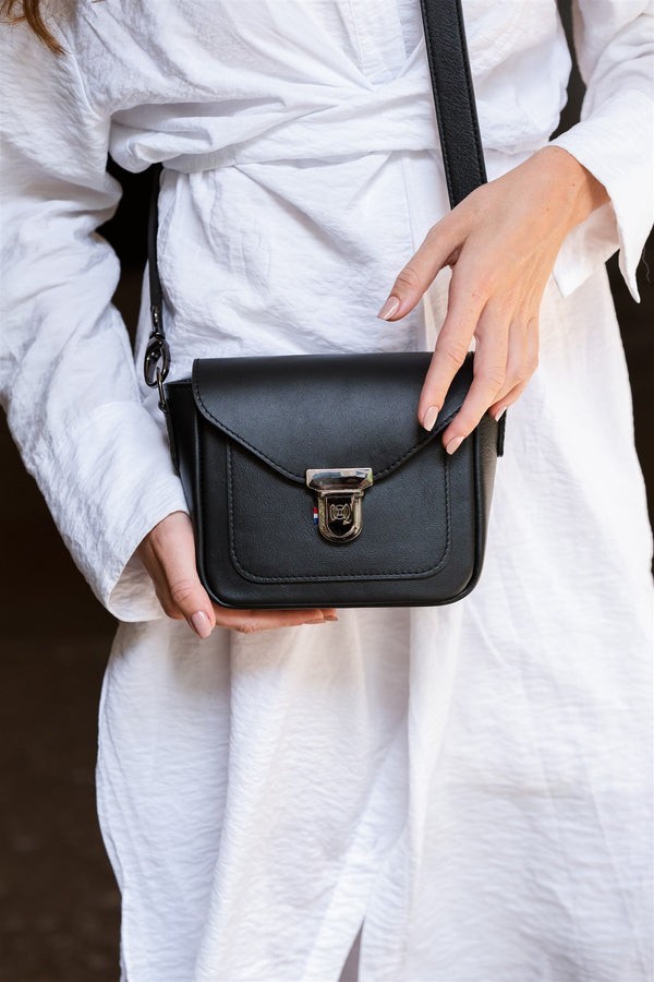 Sac Bandoulière Isee Cuir d'exception upcyclé