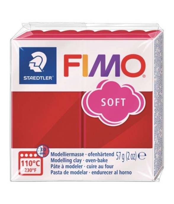 Pâte Fimo 57 g Soft Rouge...