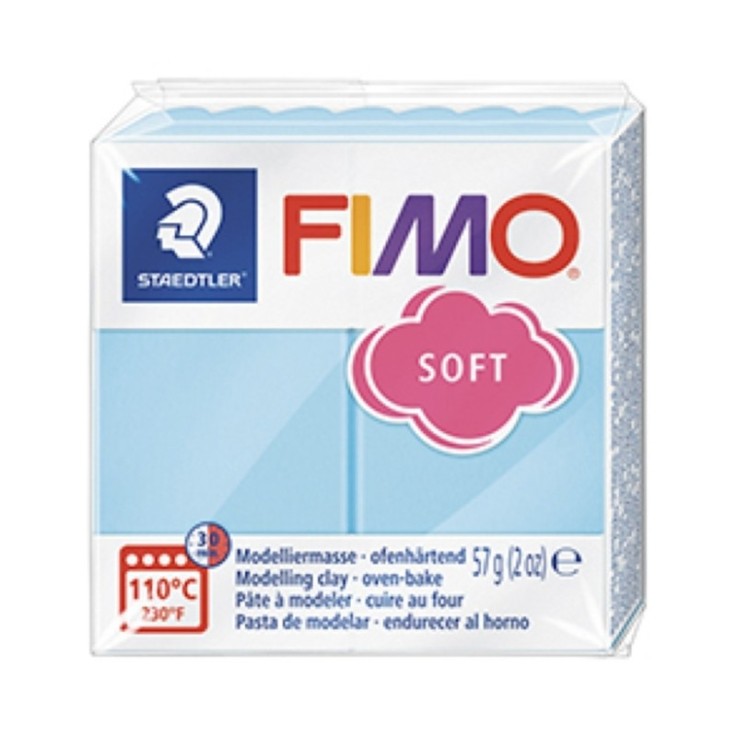 Pâte Fimo 57 g Soft Pastel Bleu aiguemarine 8020.305