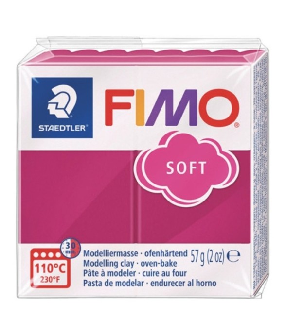 Pâte Fimo 57 g Soft Framboise