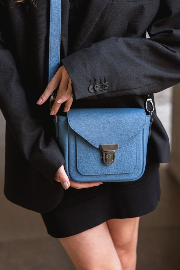 Sac Bandoulière Isee Cuir d'exception upcyclé