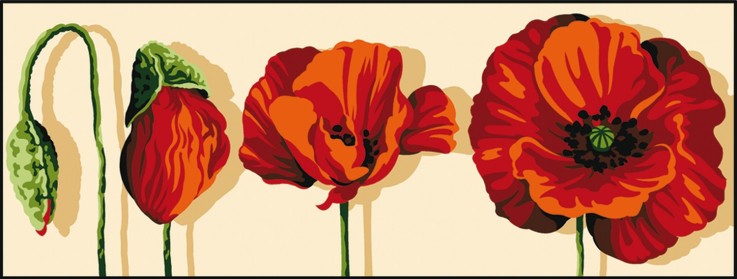 Canevas Pénélope Antique Croissance 25x60cm