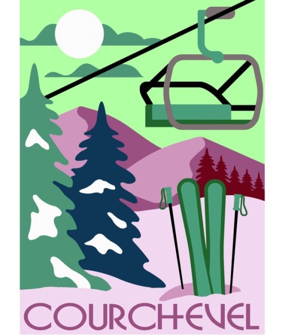 Canevas Margot Courchevel...