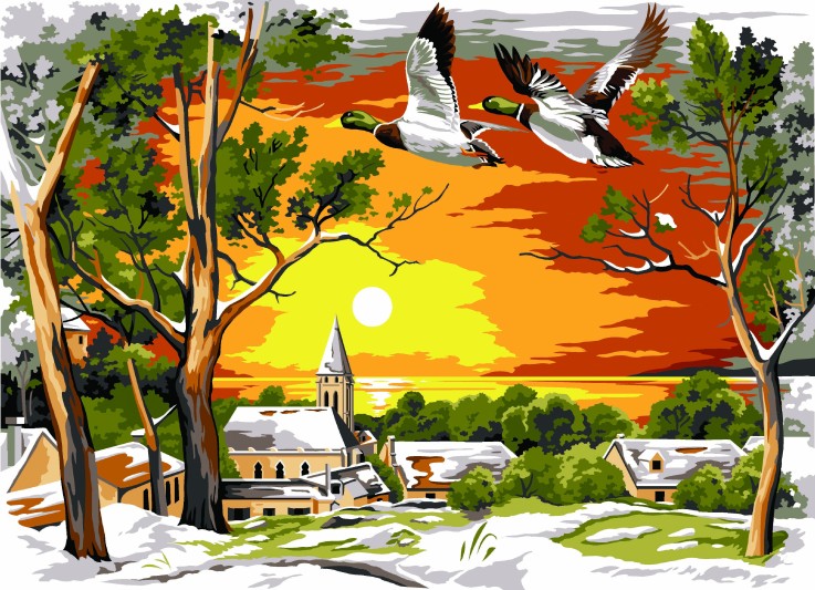 CANEVAS PÉNÉLOPE SEG 45X60