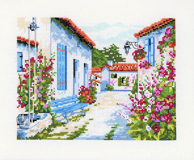 Kit Point comptés L'ile de Ré 30 x 35 cm